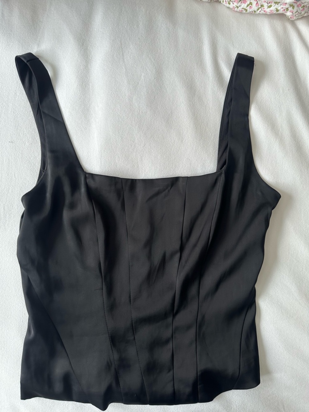 Dynamite Black Square Neck Tank Top